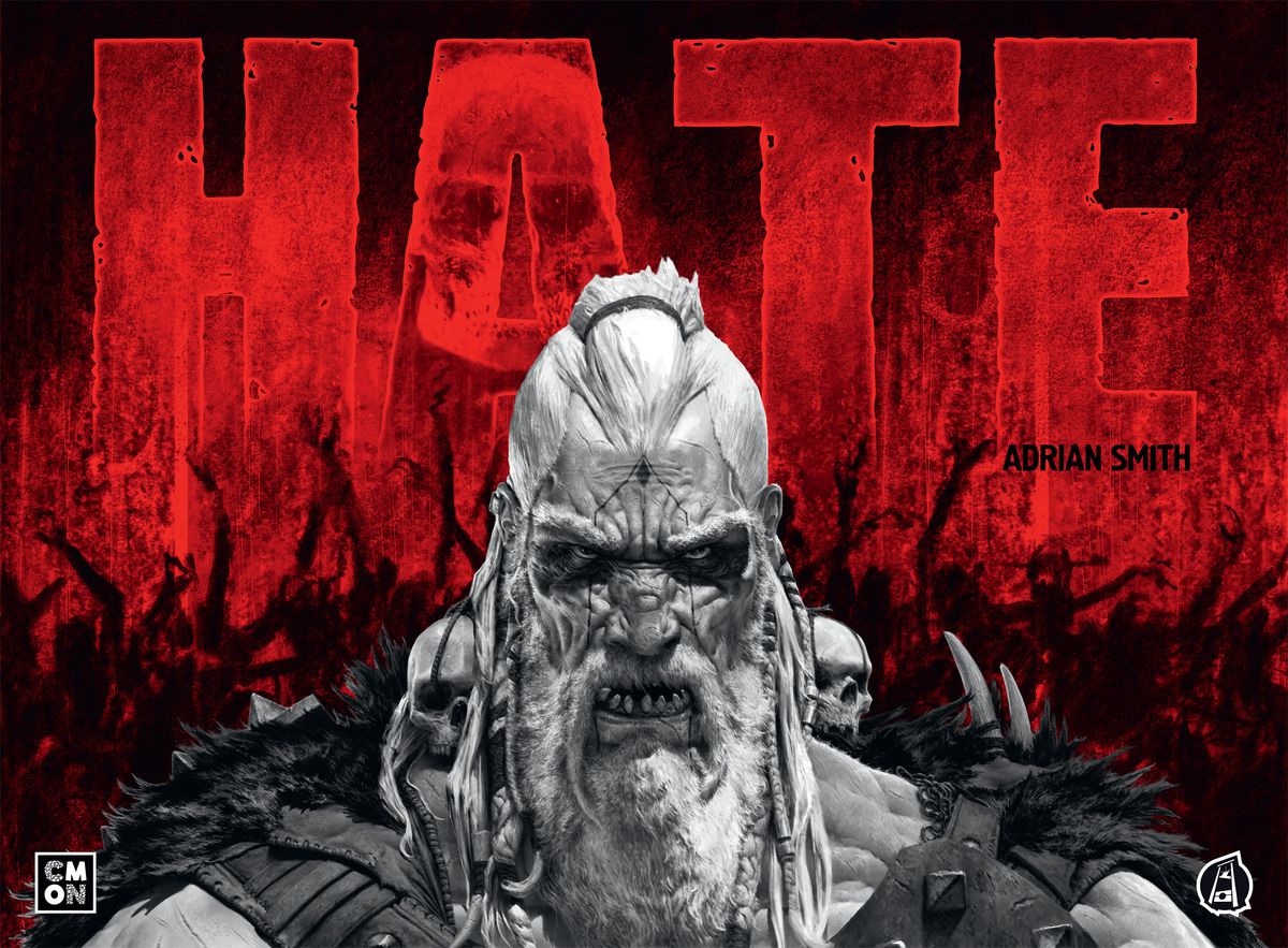 Hate Kickstarter boardgame's Art Book Adrian Smith the  NEW limited edition
